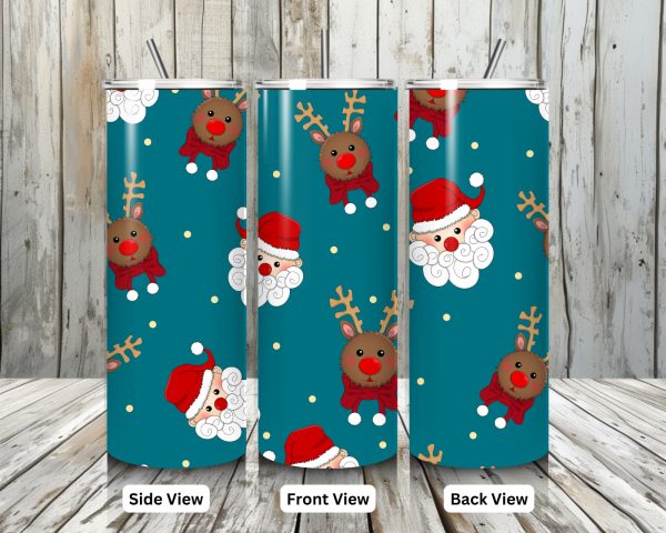 Christmas Tumbler Reindeer