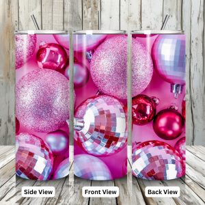 Christmas Tumbler Pink