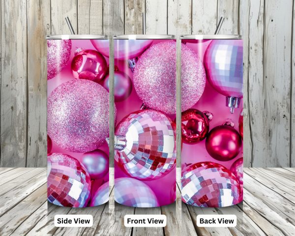 Christmas Tumbler Pink