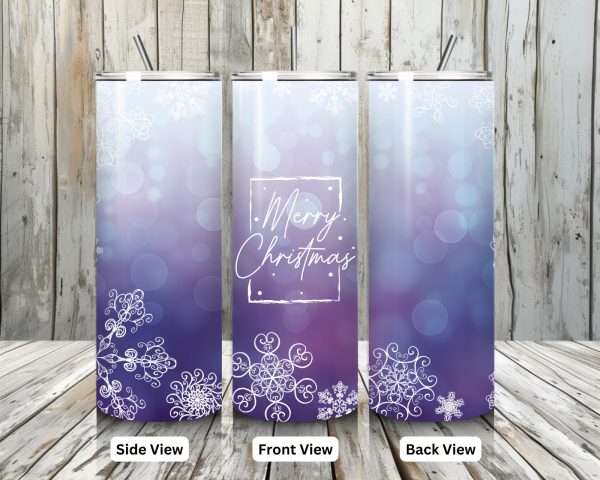 Christmas Tumbler Purple